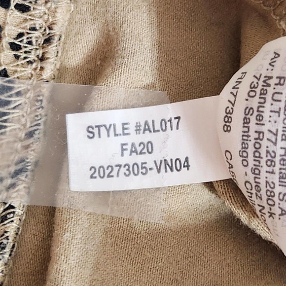 J. Crew Womens Everyday Leggings Cropped Pants Size Large Brown Black Leopard - Picture 4 of 6